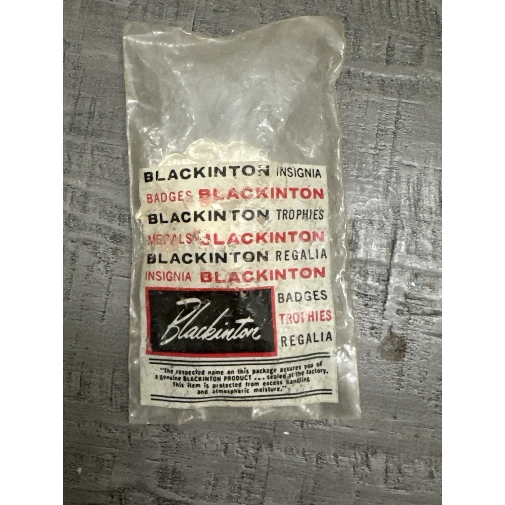 Vintage Blackinton Security Guard Badge N&T‎ Chemicals East Chicago Indiana NOS